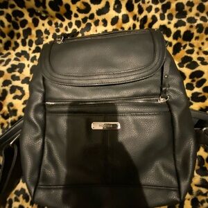 Rossetti travel backpack with multiple pockets #leatherbackpack